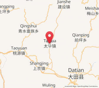 Map of Taihua, Fujian
