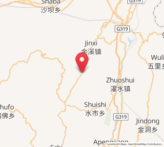 Map of Taiji, Chongqing