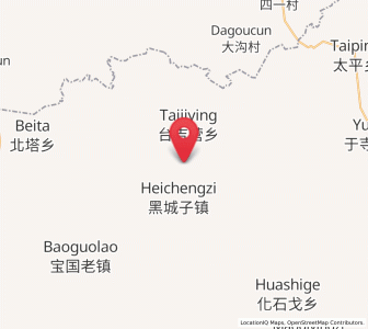 Map of Taijiying, Liaoning