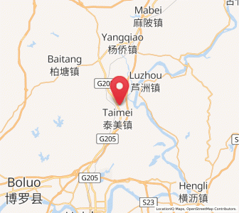 Map of Taimei, Guangdong