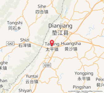 Map of Taiping, Chongqing