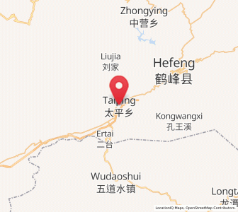Map of Taiping, Hubei