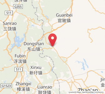 Map of Taiping, Fujian