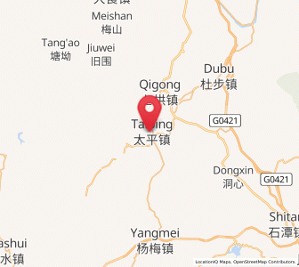 Map of Taiping, Guangdong