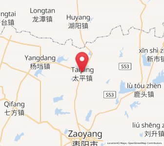 Map of Taiping, Hubei