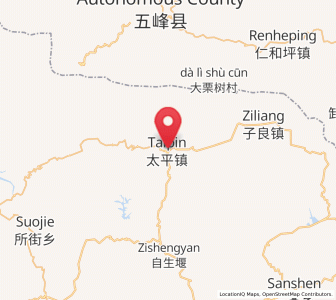 Map of Taiping, Hunan