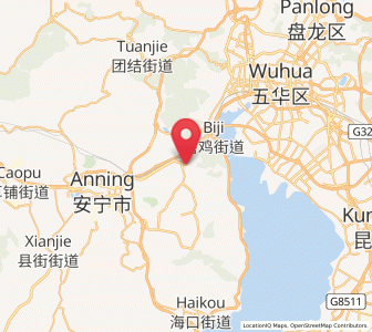 Map of Taiping, Yunnan