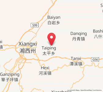 Map of Taiping, Hunan