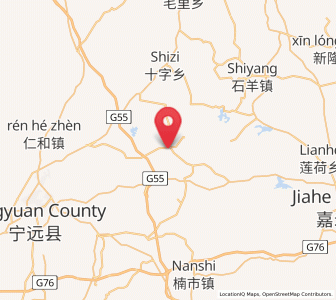 Map of Taiping, Hunan