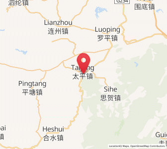 Map of Taiping, Guangdong