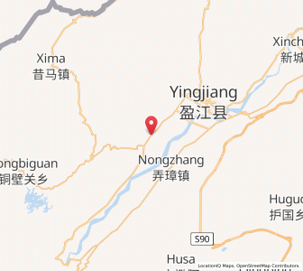 Map of Taiping, Yunnan
