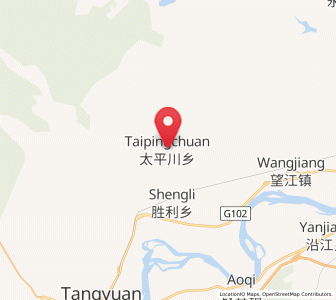 Map of Taipingchuan, Heilongjiang
