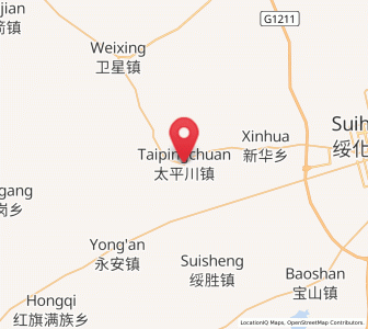 Map of Taipingchuan, Heilongjiang