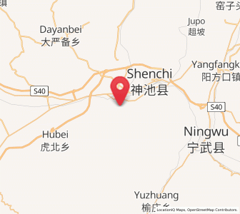 Map of Taipingzhuang, Shanxi