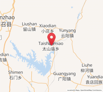 Map of Taishanmiao, Henan