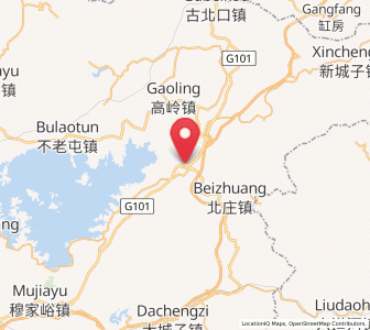 Map of Taishitun, Beijing