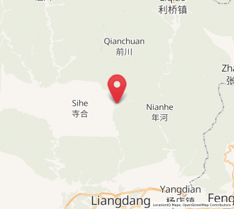 Map of Taiyang, Gansu