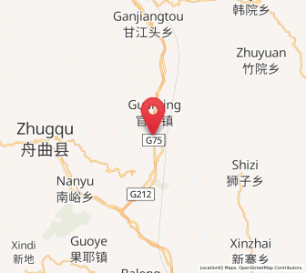 Map of Taiyu, Gansu