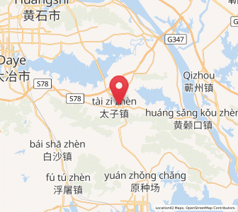 Map of Taizi, Hubei