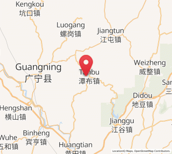 Map of Tanbu, Guangdong