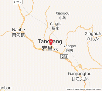 Map of Tanchang Chengguanzhen, Gansu