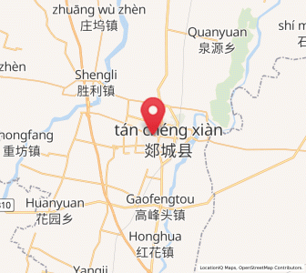 Map of Tancheng, Shandong