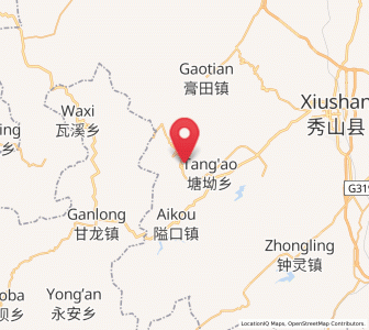 Map of Tang’ao, Chongqing