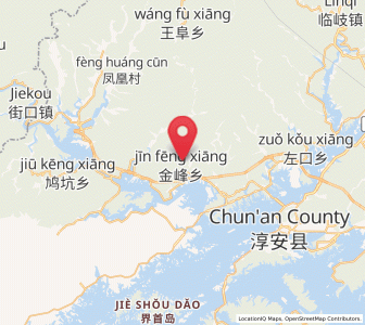 Map of Tangban, Zhejiang
