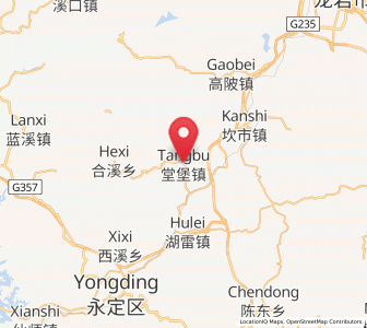 Map of Tangbao, Fujian