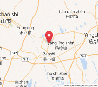 Map of Tangchi, Hubei