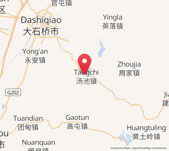 Map of Tangchi, Liaoning