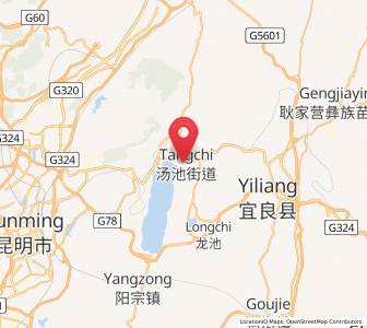 Map of Tangchijie, Yunnan