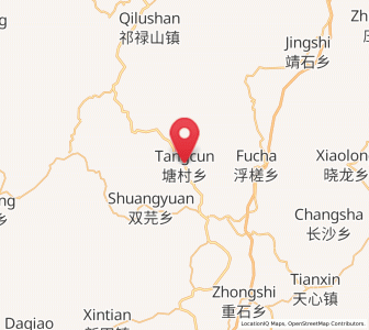 Map of Tangcun, Jiangxi
