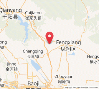 Map of Tangcun, Shaanxi