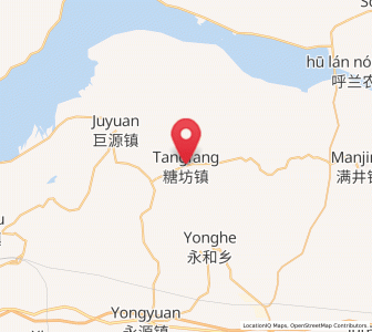Map of Tangfang, Heilongjiang