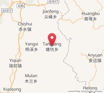 Map of Tangfang, Jiangxi
