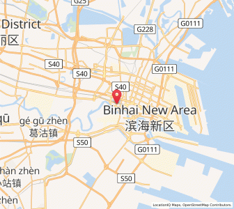 Map of Tanggu, Tianjin