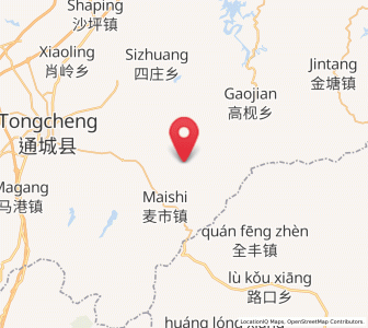 Map of Tanghu, Hubei
