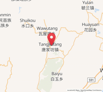 Map of Tangjiafang, Hunan