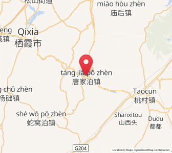 Map of Tangjiapo, Shandong