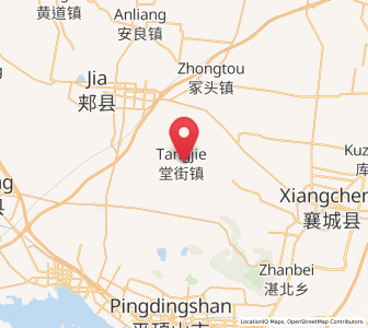 Map of Tangjie, Henan