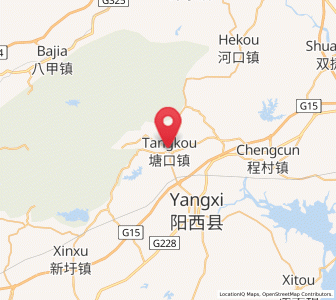 Map of Tangkou, Guangdong