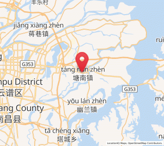 Map of Tangnanzhen, Jiangxi