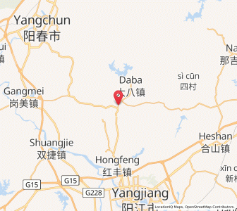 Map of Tangping, Guangdong