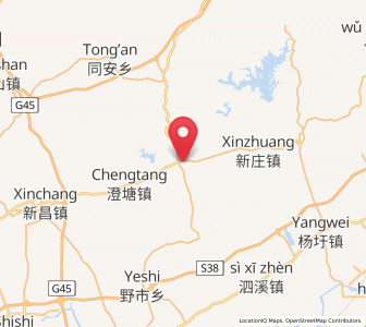 Map of Tangpu, Jiangxi