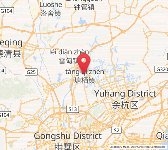 Map of Tangqi, Zhejiang