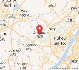 Map of Tangquan, Jiangsu
