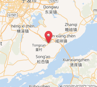 Map of Tangtou, Zhejiang