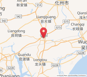 Map of Tangtuzhui, Guangdong