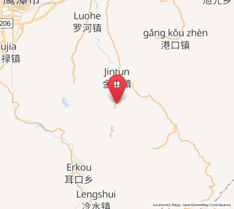 Map of Tangwan, Jiangxi